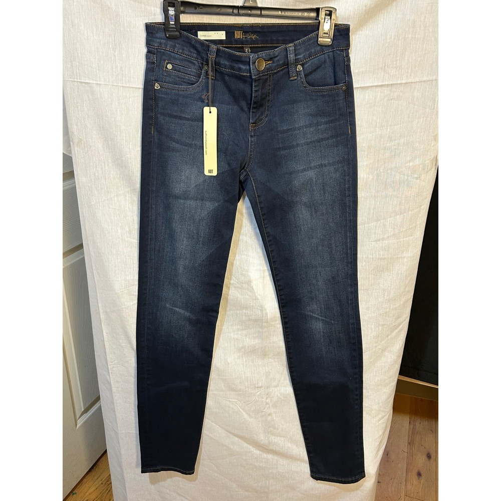 KUT from the Kloth Diana Skinny Jeans Women's Size 2 Dark Wash Breezy
